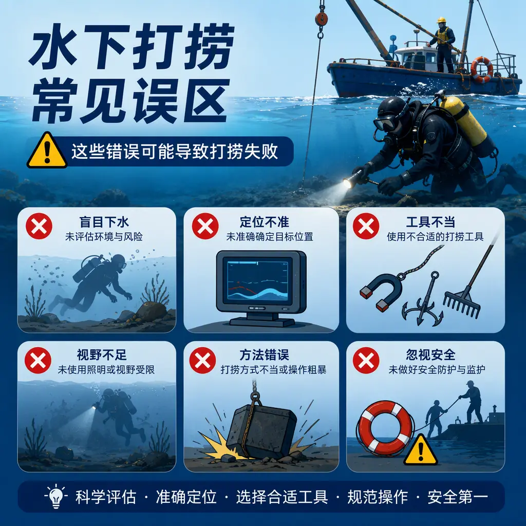 深耕水下打捞，兼顾民用失物与工程潜水作业昌吉市